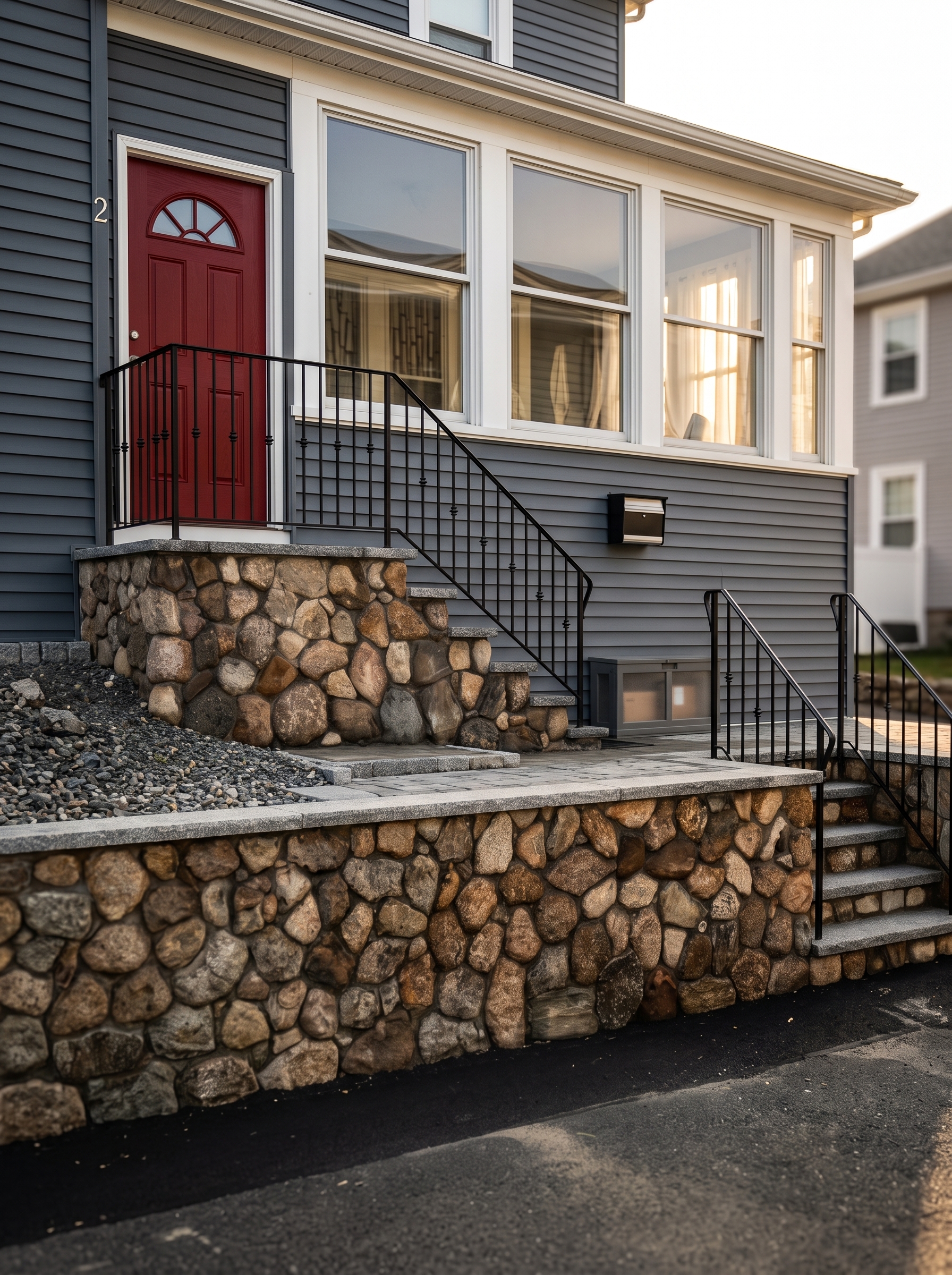 Custom iron railing craftsmanship