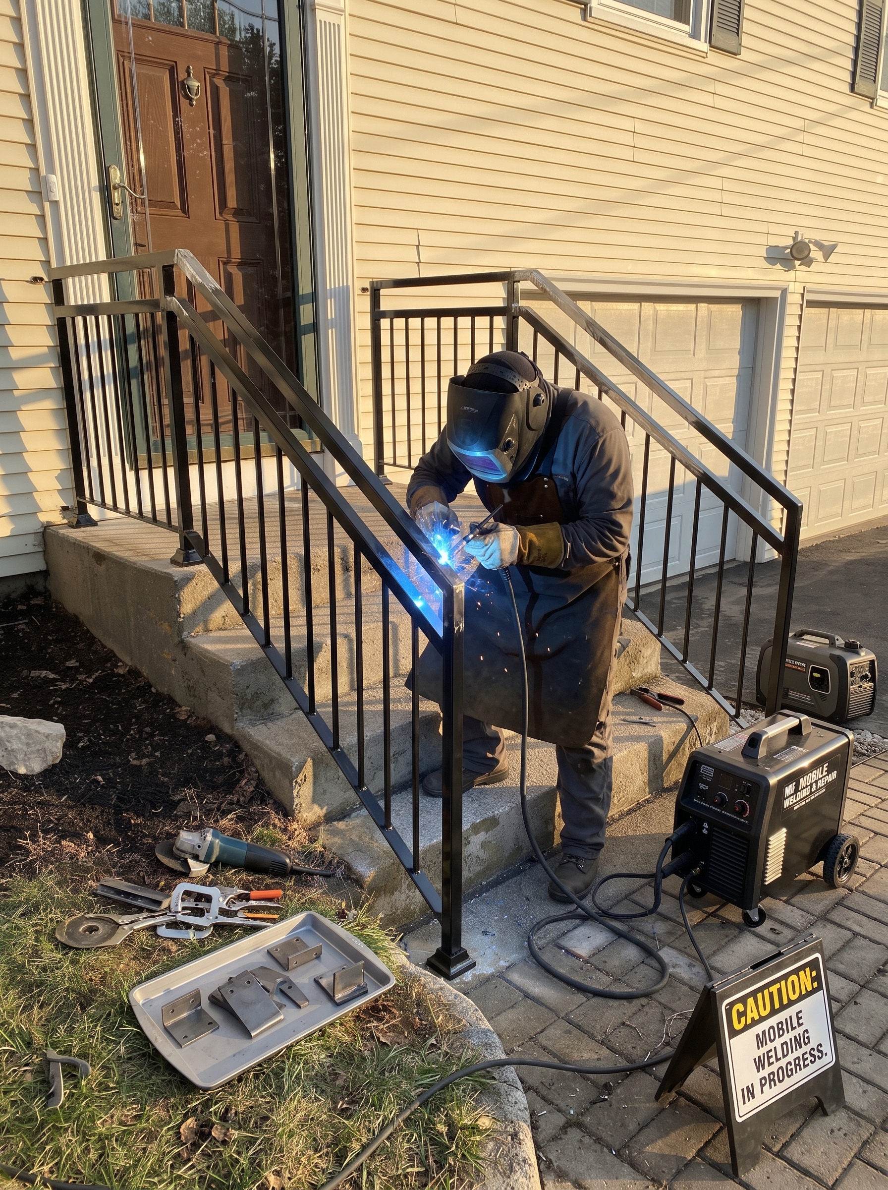 Mobile welding