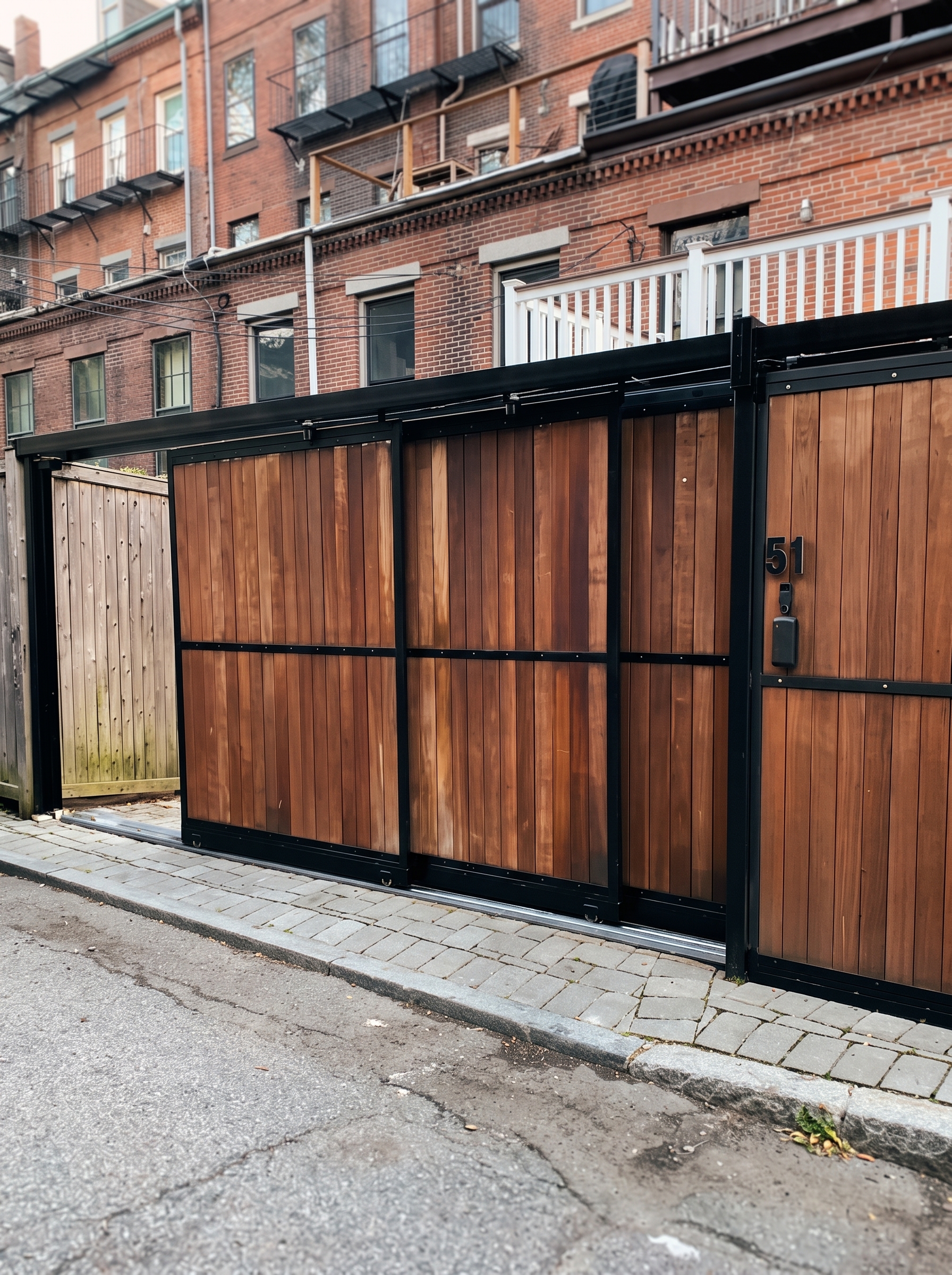 Wrought iron gates